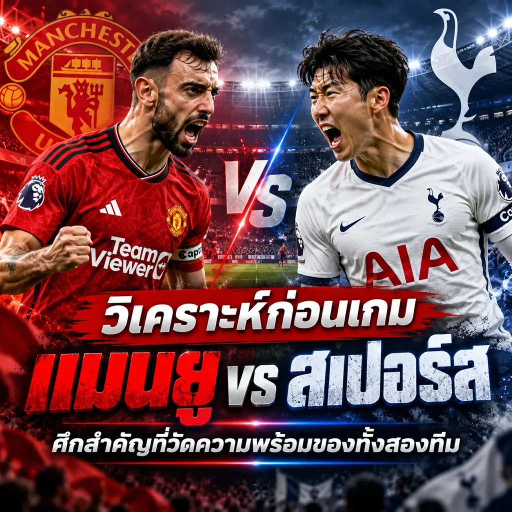 วิเคราะห์บอล แมนยู vs สเปอร์ส