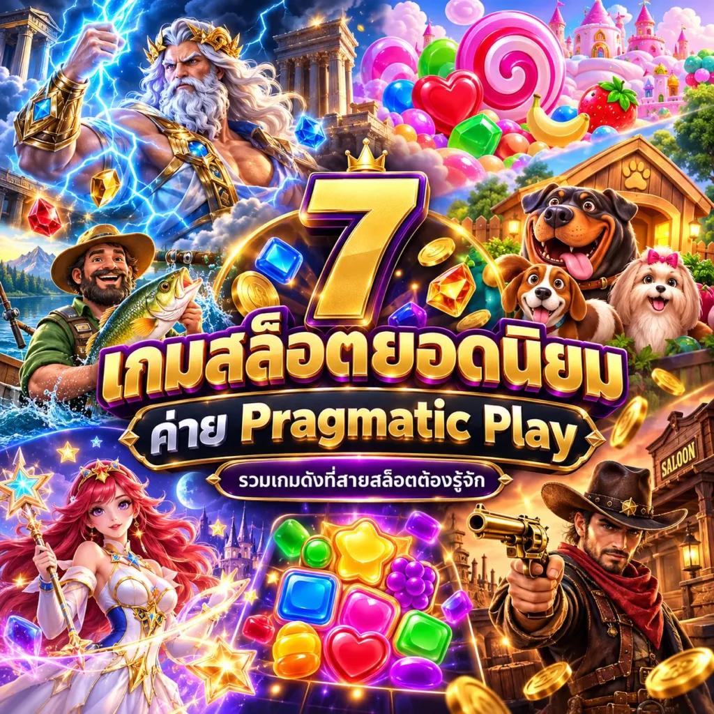 7เกมสล็อตยอดนิยมค่าย Pragmatic Play